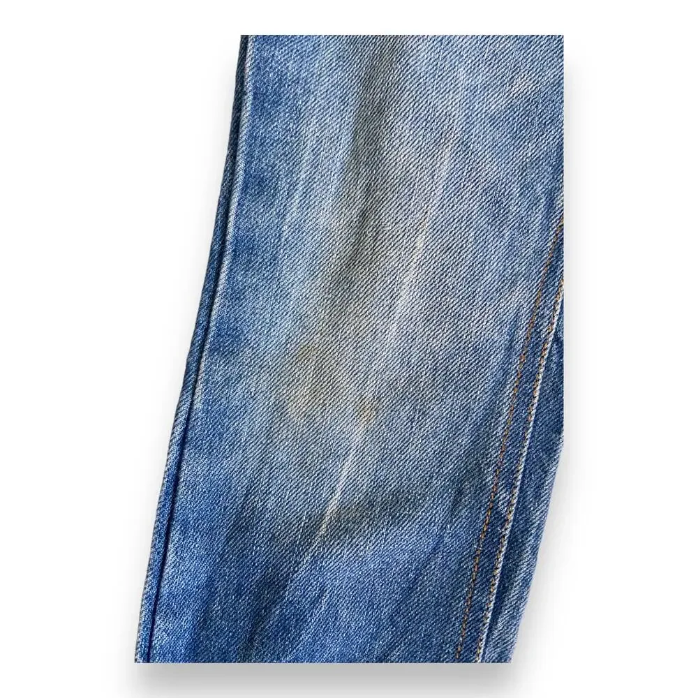 Old Navy Boys Jeans Size 3T Slim Etroit Blue Cuffed Medium‎ Wash Blue Denim